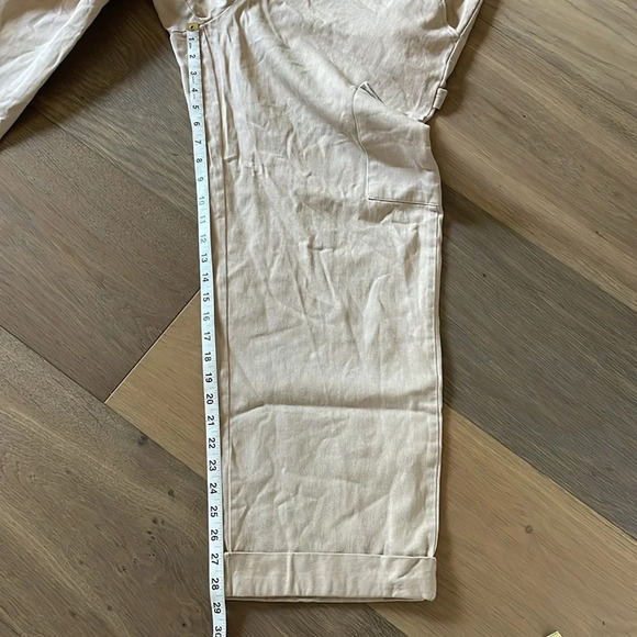 Sandy Liang For Target Womens Cargo Pants Size 14 Mid Rise Straight Leg - Picture 8 of 12